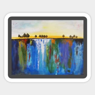 Abstract Landscape Sticker